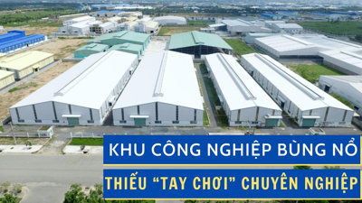 Khu công nghiệp bùng nổ, thiếu “tay chơi” chuyên nghiệp