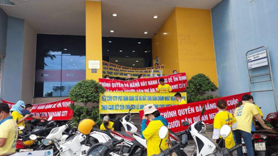 Khách hàng tại dự án New Danang City liên tục đến trụ sở công ty đòi quyền lợi