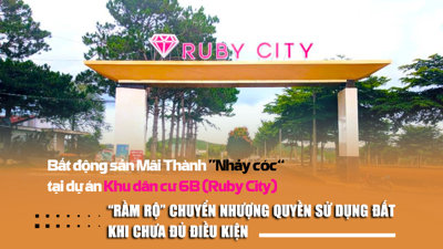 Bất động sản Mãi Thành “nhảy cóc” tại Dự án Khu dân cư 6B (Ruby City): “Rầm rộ” chuyển nhượng quyền sử dụng đất khi chưa đủ điều kiện