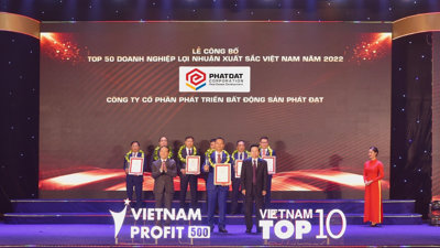 Phát Đạt được vinh danh Top 50 Doanh nghiệp lợi nhuận xuất sắc Việt Nam 2022