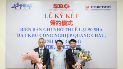 Thành viên Kinh Bắc (KBC) được mở rộng KCN Quang Châu 90 ha, "ông lớn" Foxconn thuê luôn 50 ha