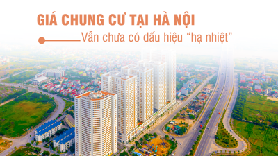 Giá chung cư tại Hà Nội vẫn chưa có dấu hiệu ‘hạ nhiệt’?