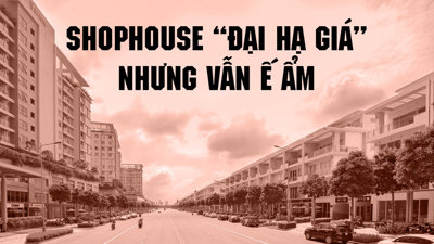Shophouse “đại hạ giá” nhưng vẫn ế ẩm
