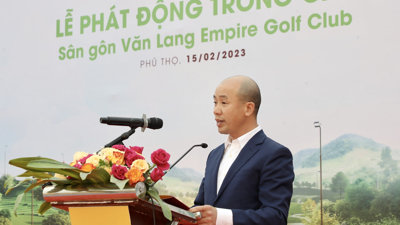 Phát động trồng cây phủ xanh 16 ha dự án sân golf tỉnh Phú Thọ