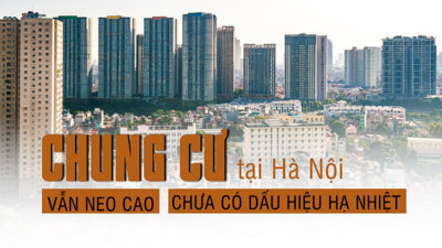 Hà Nội: Giá chung cư vẫn neo cao, chưa có dấu hiệu "hạ nhiệt"