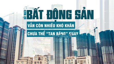 [Longform] "Bắt mạch" trường bất động sản: Vẫn còn nhiều khó khăn, chưa thể "tan băng" ngay