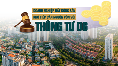 Doanh nghiệp bất động sản sẽ khó tiếp cận nguồn vốn với Thông tư 06?