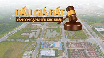 Đấu giá đất vẫn còn gặp nhiều khó khăn