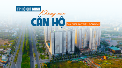 TP Hồ Chí Minh: Không còn căn hộ giá dưới 20 triệu đồng/m2