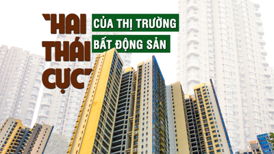 “Hai thái cực” của thị trường bất động sản