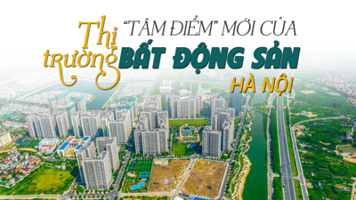 “Tâm điểm” mới của thị trường bất động sản Hà Nội