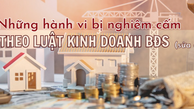 [Inforgraphic] Điểm những hành vi bị nghiêm cấm theo Luật Kinh doanh Bất động sản (sửa đổi)