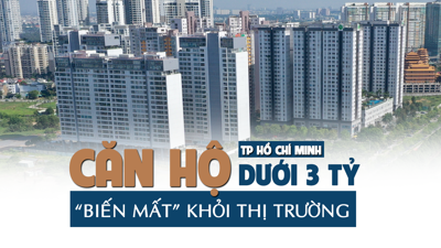 TP.HCM: Căn hộ dưới 3 tỷ "biến mất" khỏi thị trường