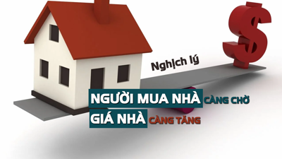 Nghịch lý: Người mua nhà càng chờ thì giá nhà càng tăng?