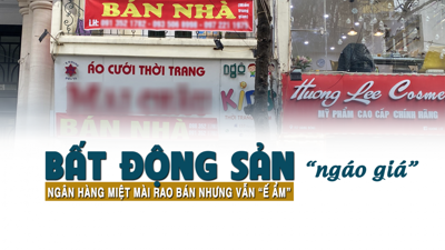 Bất động sản "ngáo giá", ngân hàng miệt mài rao bán nhưng vẫn "ế ẩm"