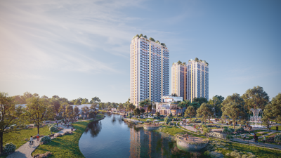Tận hưởng cuộc sống với căn hộ Resort ven sông