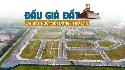 Đấu giá đất lại bất ngờ “sôi động” trở lại?