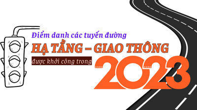 Inforgraphic: Điểm danh các tuyến đường hạ tầng – Giao thông được khởi công năm 2023