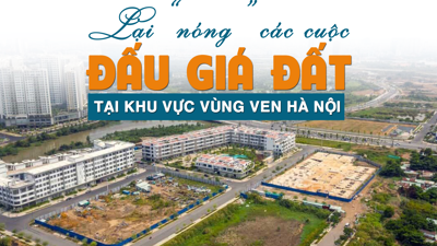 Lại “nóng” các cuộc đấu giá đất tại khu vực vùng ven Hà Nội