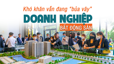 Khó khăn vẫn đang “bủa vây” các doanh nghiệp bất động sản?