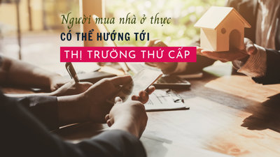 Thị trường sơ cấp khan chung, giá cao, người mua nhà ở thực hướng tới thị trường thứ cấp