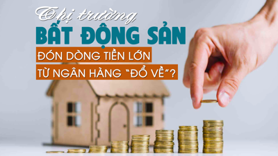 Thị trường bất động sản “đón” dòng tiền lớn từ ngân hàng đổ về?