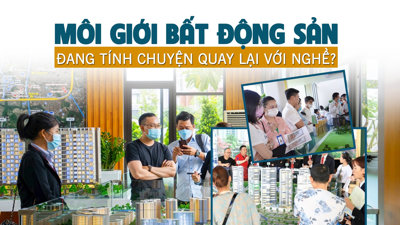 Môi giới bất động sản đang tính chuyện quay trở lại với nghề?