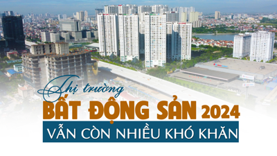 “Thị trường bất động sản 2024 vẫn còn nhiều khó khăn”