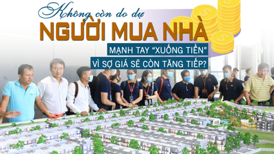 Không còn do dự, người mua nhà mạnh tay “xuống tiền” vì sợ giá sẽ còn tăng tiếp?