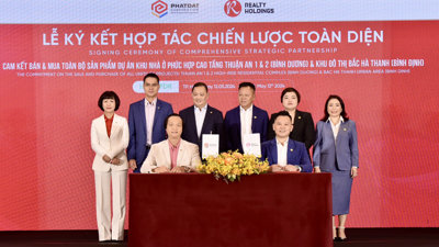 Phát Đạt và Realty Holdings ký kết hợp tác chiến lược toàn diện cam kết bán và mua toàn bộ sản phẩm dự án: Khu Nhà ở Phức hợp Cao Tầng Thuận An 1 & 2 (Bình Dương) và Khu Đô thị Bắc Hà Thanh (Bình Định)