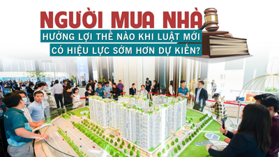 Người mua nhà hưởng lợi thế nào khi Luật mới có hiệu lực sớm hơn dự kiến?