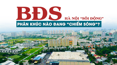 Thị trường bất động sản Hà Nội “sôi động”, phân khúc nào đang “chiếm sóng”