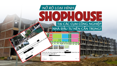 Nở rộ loại hình shophouse tại các Cụm công nghiệp: Nhà đầu tư nên cẩn trọng?