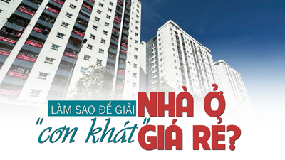 Làm sao để “giải cơn khát” nhà ở giá rẻ?