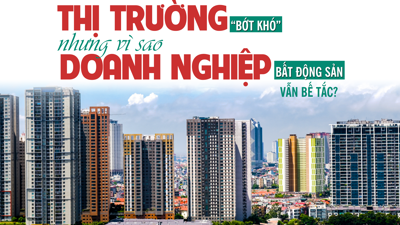 Thị trường bớt khó nhưng doanh nghiệp bất động sản vẫn “bế tắc”?