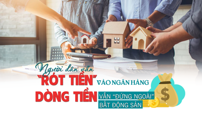 Người dân vẫn “rót tiền” vào ngân hàng, dòng tiền vẫn “đứng ngoài” bất động sản?