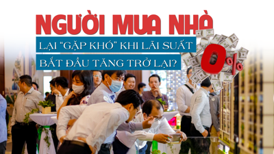 Người mua nhà lại “gặp khó” khi lãi suất bắt đầu tăng trở lại?