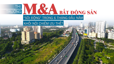 Thị trường M&A bất động sản: “Sôi động” trong 6 tháng đầu năm, khối nội chiếm “ưu thế”?