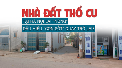 Nhà đất thổ cư tại Hà Nội lại “nóng”, dấu hiệu “cơn sốt” quay trở lại?