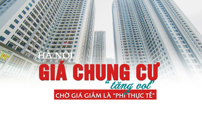 Hà Nội: Giá chung cư “tăng vọt”, chờ giá giảm là “phi thực tế”?