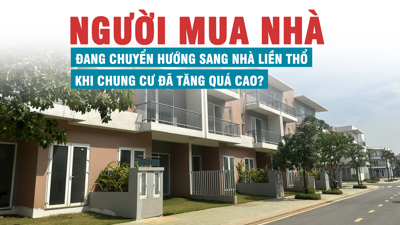 Người mua nhà đang chuyển hướng sang nhà liền thổ khi chung cư đã tăng quá cao?