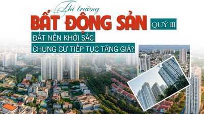 Thị trường bất động sản quý III: Đất nền khởi sắc, chung cư tiếp tục tăng giá?