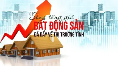 Sóng tăng giá bất động sản đã đẩy về thị trường tỉnh