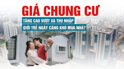 Giá chung cư tăng cao vượt xa thu nhập, giới trẻ ngày càng khó mua nhà?