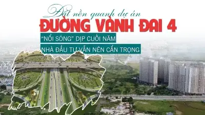 Đất nền quanh dự án đường Vành đai 4: “Nổi sóng” dịp cuối năm, nhà đầu tư vẫn nên cẩn trọng