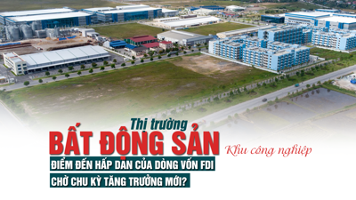 Thị trường bất động sản khu công nghiệp: Điểm đến hấp dẫn của dòng vốn FDI, chờ chu kỳ tăng trưởng mới?