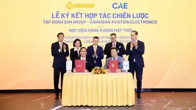 Sun Group “bắt tay” Canadian Aviation Electronics Ltd, phát triển Học viện Hàng không Mặt trời chuẩn quốc tế tại Việt Nam