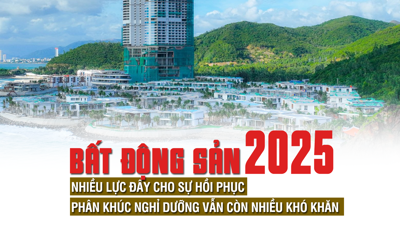 Bất động sản 2025: Nhiều lực đẩy cho sự hồi phục, phân khúc nghỉ dưỡng vẫn còn nhiều khó khăn