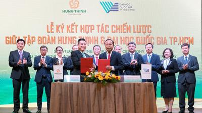Tập đoàn Hưng Thịnh và Đại học quốc gia TP Hồ Chí Minh ký kết hợp tác chiến lược 