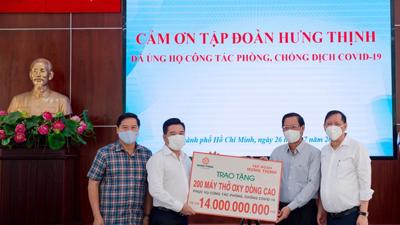Tập đoàn Hưng Thịnh hỗ trợ khẩn hàng chục tỉ đồng cho TP.HCM chống dịch COVID-19